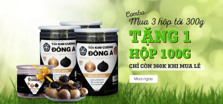 Tỏi Đen Đông Á khuyến mại tháng 9 hấp dẫn toi den co don